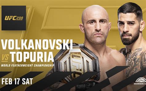 ufc 298|ufc fight schedule.